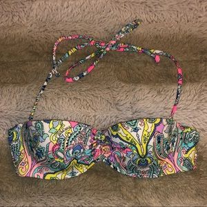 Victoria’s Secret Paisley Lightly Padded Bandeau